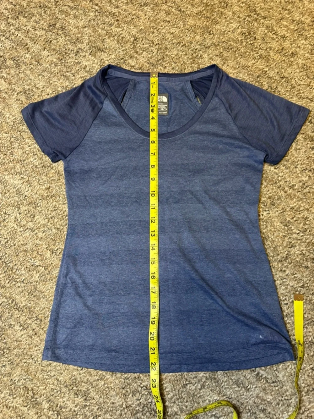 The North Face Women's Short Sleeve Tee in Blue - Picture 4 of 6